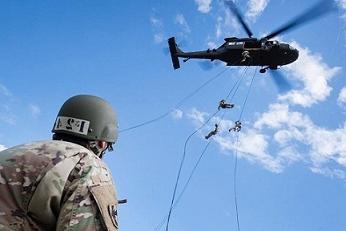 Photo of Air Assault School exercise